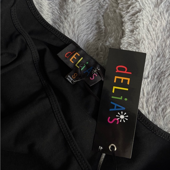 DollsKill | NWT’s Delia’s Y2K Goth Grunge Floral Fit and Flare Bohemian Dress - Picture 4 of 5